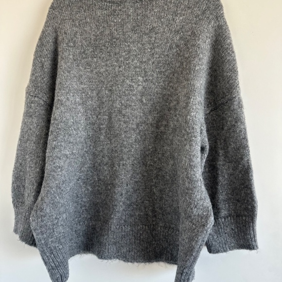 Gryy oversized Express sweater in Slate Heather Gray 2915 NWT - Picture 12 of 12